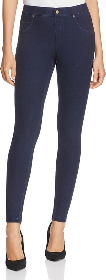 Hue Fleece-Lined Denim Leggings