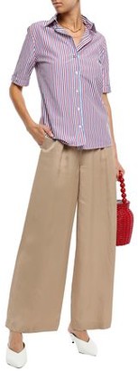 Stella Jean Striped Cotton-blend Poplin Shirt