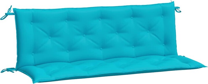 Garden Bench Cushions 2pcs Turquoise 59.1"x19.7"x2.8" Fabric
