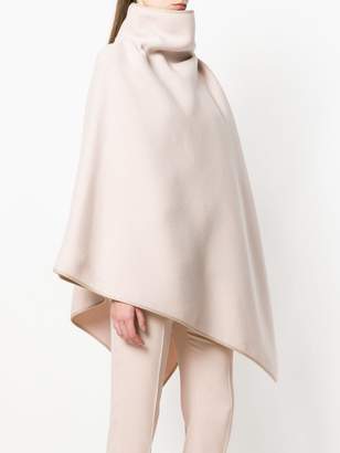 Chloé asymmetric draped coat