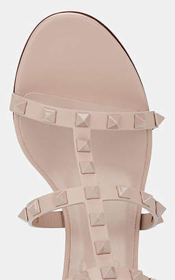 Valentino Garavani Women's Rockstud Leather Multi-Strap Sandals - Nudeflesh
