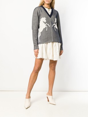 Chloé Horse Embroidered Sweater
