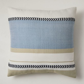 west elm Variegated Block Stripe Indoor/Outdoor Pillow