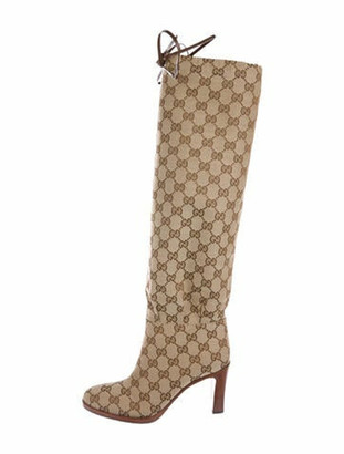 brown gucci boots
