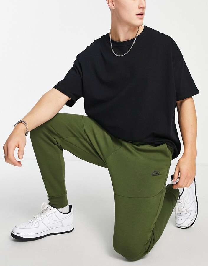 Nike Tech Fleece sweatpants in khaki - KHAKI - ShopStyle Activewear Pants