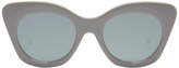 Thumbnail for your product : Thom Browne Grey TB 508 Cat-Eye Sunglasses