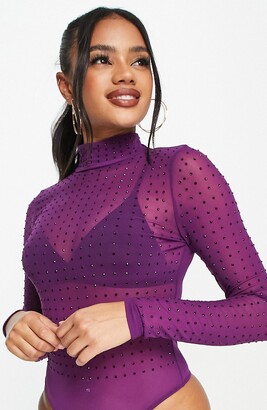Women's Purple Bodysuits | ShopStyle