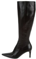 Thumbnail for your product : Gucci Pointed-Toe Knee-High Boots