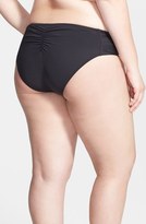 Thumbnail for your product : Becca Etc Shirred Side Bikini Bottoms (Plus Size)
