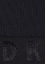 Thumbnail for your product : DKNY Navy Stretch-knit Bandeau Top