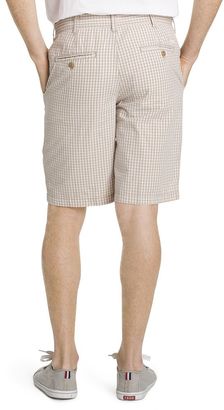 Izod Men's Classic-Fit Plaid Poplin Shorts