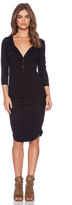 Thumbnail for your product : James Perse Thermal Henley Dress