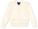 Thumbnail for your product : Ralph Lauren Long-sleeved cashmere cardigan 7-16 years Cream