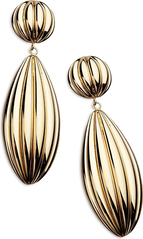 Jennifer Zeuner Jewelry Lucinda Textured Drop Earrings