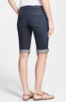 Thumbnail for your product : KUT from the Kloth Roll-Up Denim Bermuda Shorts (Wise) (Regular & Petite)