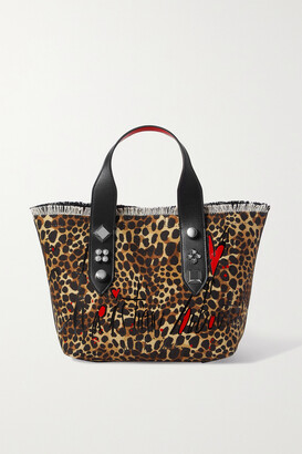 louboutin leopard bag