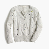 Thumbnail for your product : J.Crew Girls' Caroline cardigan sweater with hearts and bees