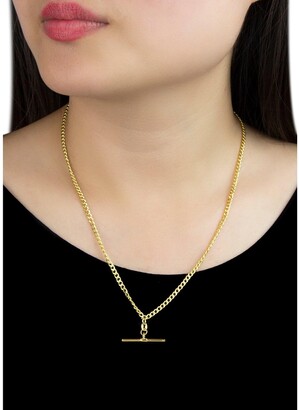 Love GOLD 9ct Gold T Bar Necklace