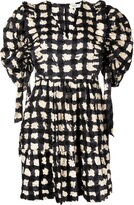 Thumbnail for your product : Sea Gingham-Print Puff-Sleeve Dress
