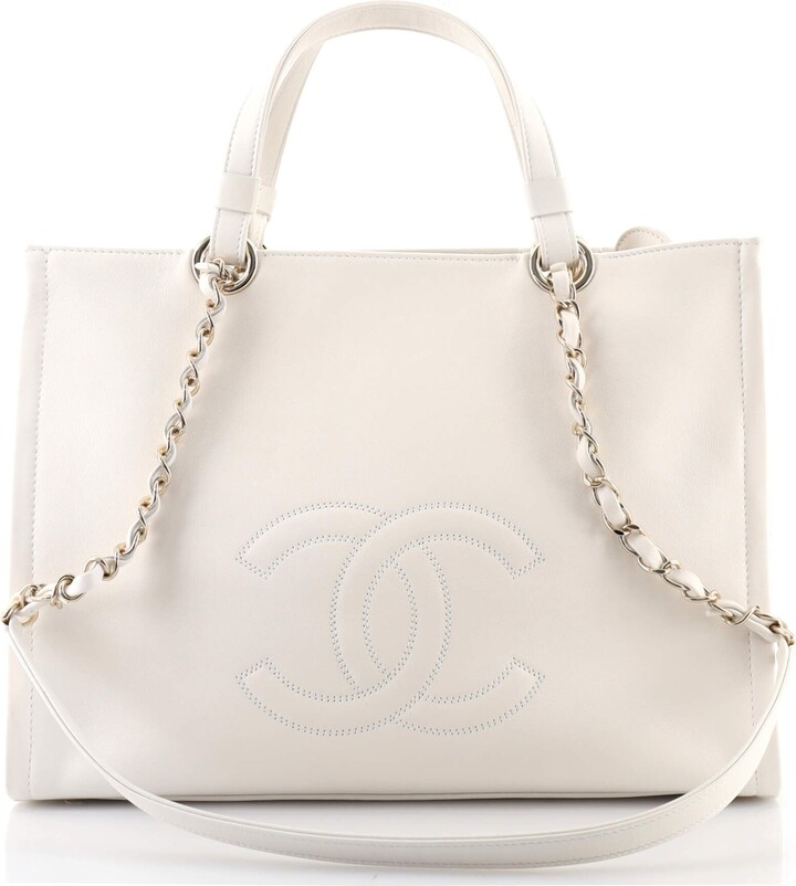 Chanel Timeless CC 2-Way Zip Shopping Tote Calfskin Medium - ShopStyle