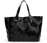 Thumbnail for your product : Kayers Sulliva Women's Fashion Geometric Lattice Tote Glossy PU Leather Shoulder Bag Top-handle Handbags