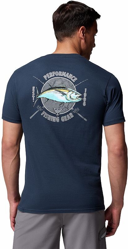 Men's Columbia Performance Fishing Gear Graphic Tee