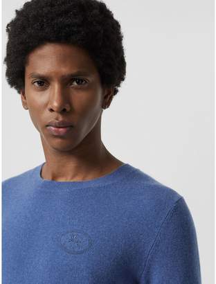 Burberry Embroidered Logo Cashmere Sweater
