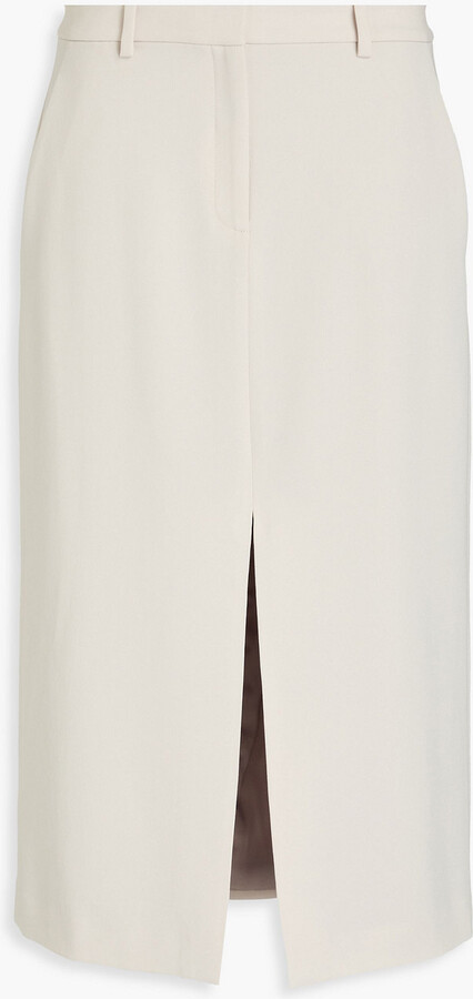 Theory Crepe midi pencil skirt