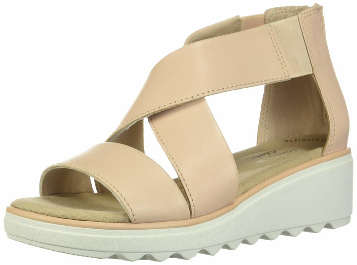 clarks jillian rise wedge sandal
