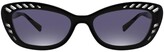 Thumbnail for your product : KENDALL + KYLIE Natalie Extreme Cateye Cutout Sunglasses