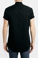 Thumbnail for your product : Topman Short Sleeve Twill Shirt
