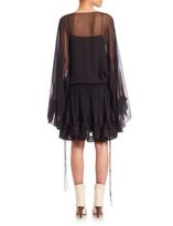 Thumbnail for your product : Chloé Ruffled Silk Dress