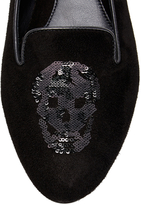 Thumbnail for your product : Alexander McQueen Sequin Skull Loafer