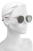 Thumbnail for your product : Quay x Elle Ferguson Farrah 53mm Round Sunglasses
