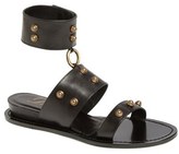 Thumbnail for your product : Delman 'Marla' Studded Gladiator Sandal