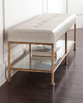 John-Richard Collection Maxine Biscuit-Tufted Bench