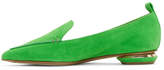 Thumbnail for your product : Nicholas Kirkwood Green Suede Beya Loafers