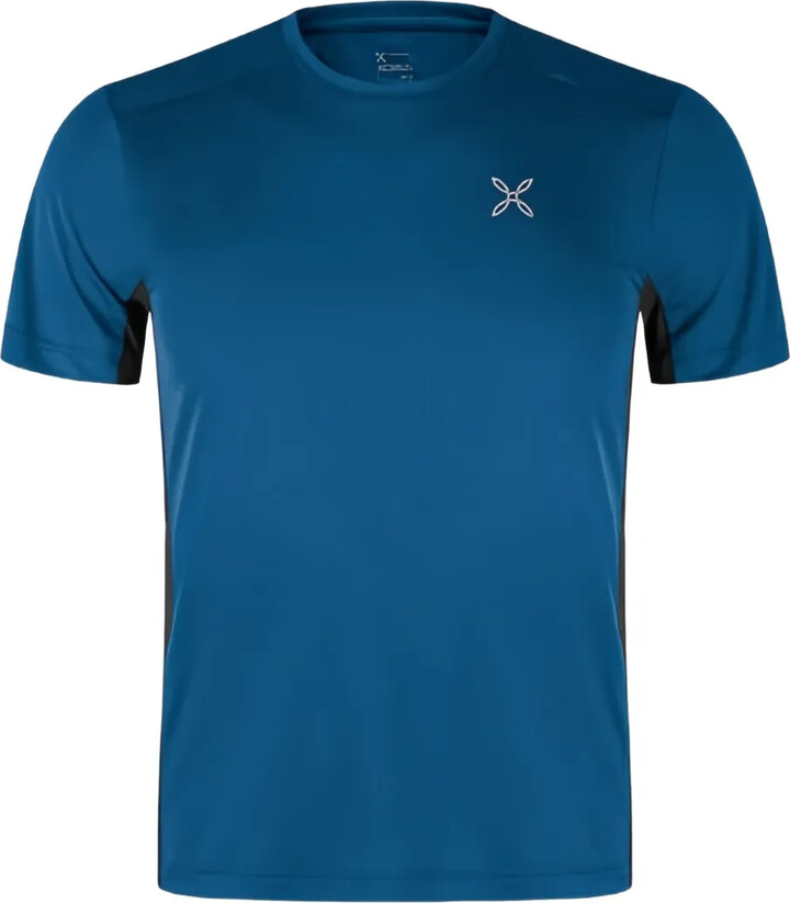 Monture panelled short-sleeved T-shirt