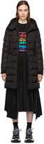 Thumbnail for your product : Moncler Black Down Betulong Hooded Coat