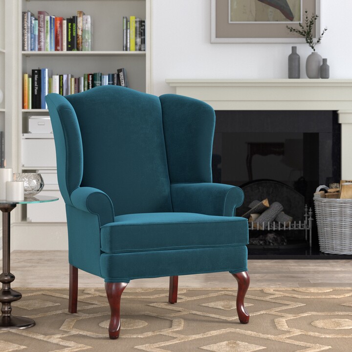 Estella Wingback Queen Anne Accent Chair by Greyson Living ShopStyle Armchairs & Recliners