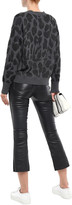 Thumbnail for your product : RtA Cropped Leather Bootcut Pants