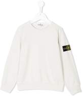 Thumbnail for your product : Stone Island Junior logo patch embellished sweatshirt