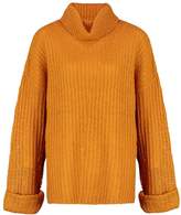 Thumbnail for your product : boohoo Rib Knit Wide Cuff Roll Neck Sweater