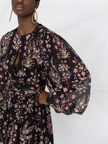 Thumbnail for your product : Giambattista Valli Floral-Print Keyhole-Neck Dress