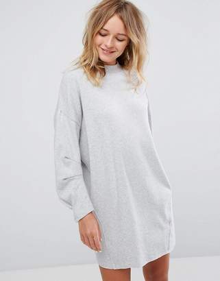 Pull&Bear Sweater Dress With Exposed Seam