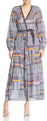 Lemlem Kente Maxi Wrap Dress