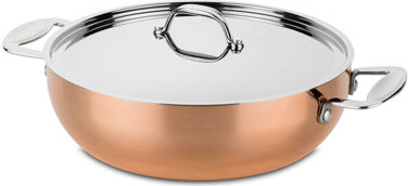 Mepra TOSCANA Saute Pan 2 Handles with Lid Cm 28 Copper
