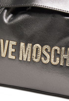 Thumbnail for your product : Love Moschino Logo-appliqued Faux Textured-leather Backpack