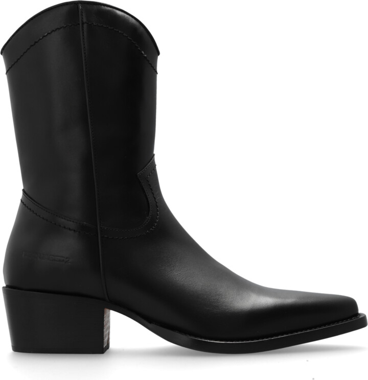 DSQUARED2 Leather Cowboy Boots, ShopStyle