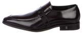 Thumbnail for your product : Versace Leather Medusa Buckle Loafers